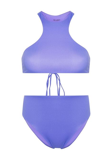 Purple high-waisted bikini set  - women